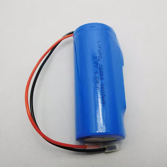 26650 Batteria cilindrica al litio ferro fosfato da 3,2 V 3000 mAh